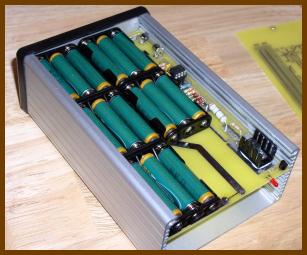 PPA battery board prototype in case