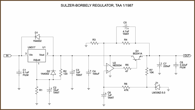 Sulzer-Borbely regulator schematic
