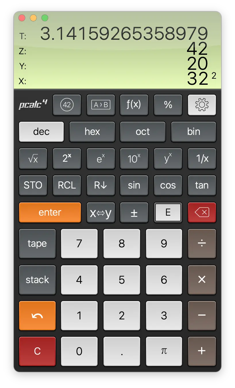 HP 32S Lite screenshot